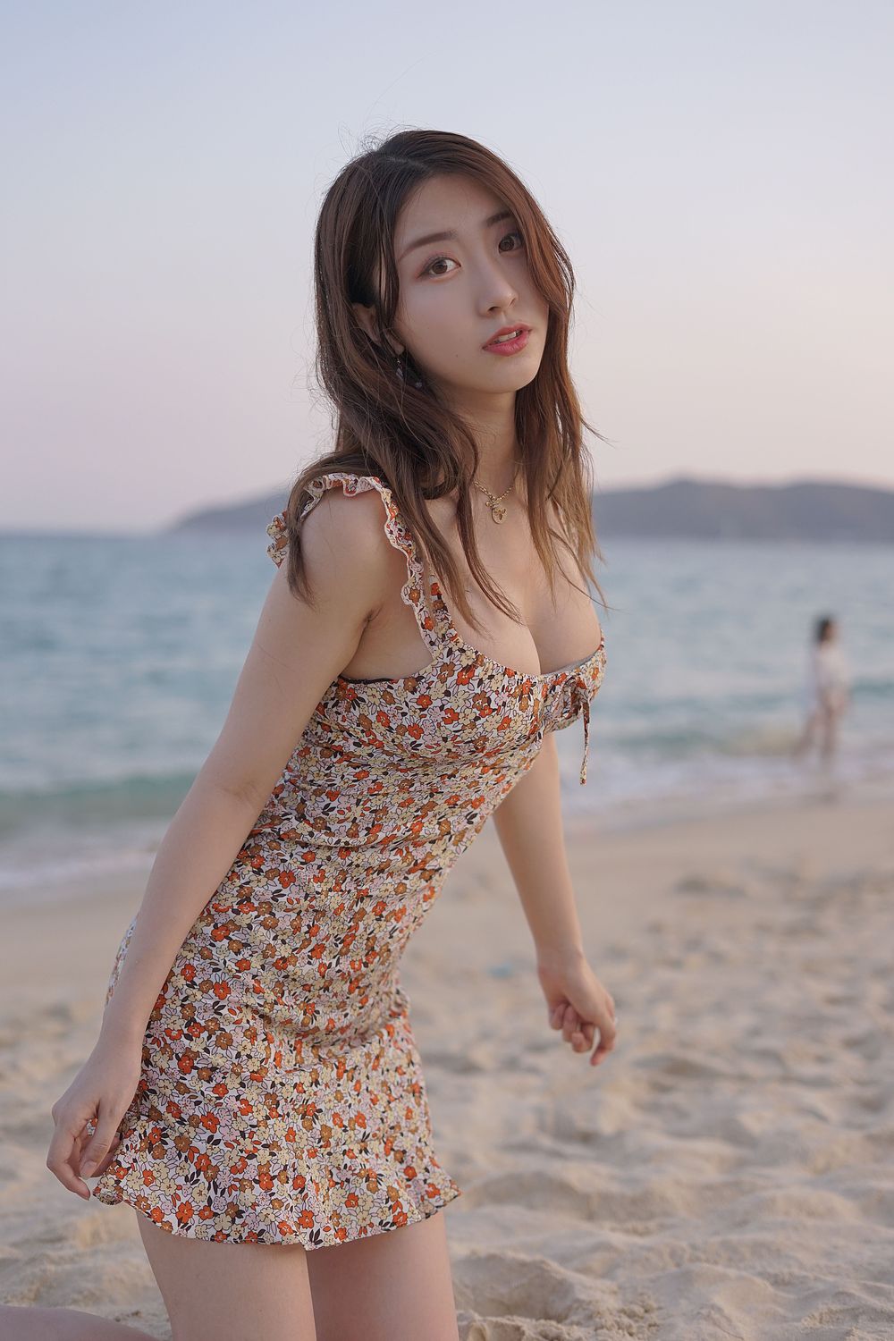 No.051-12海岛之旅真爱版 [243P]– 碎花连衣裙 [19P]-cos王者-用心收藏好每一套cos美图