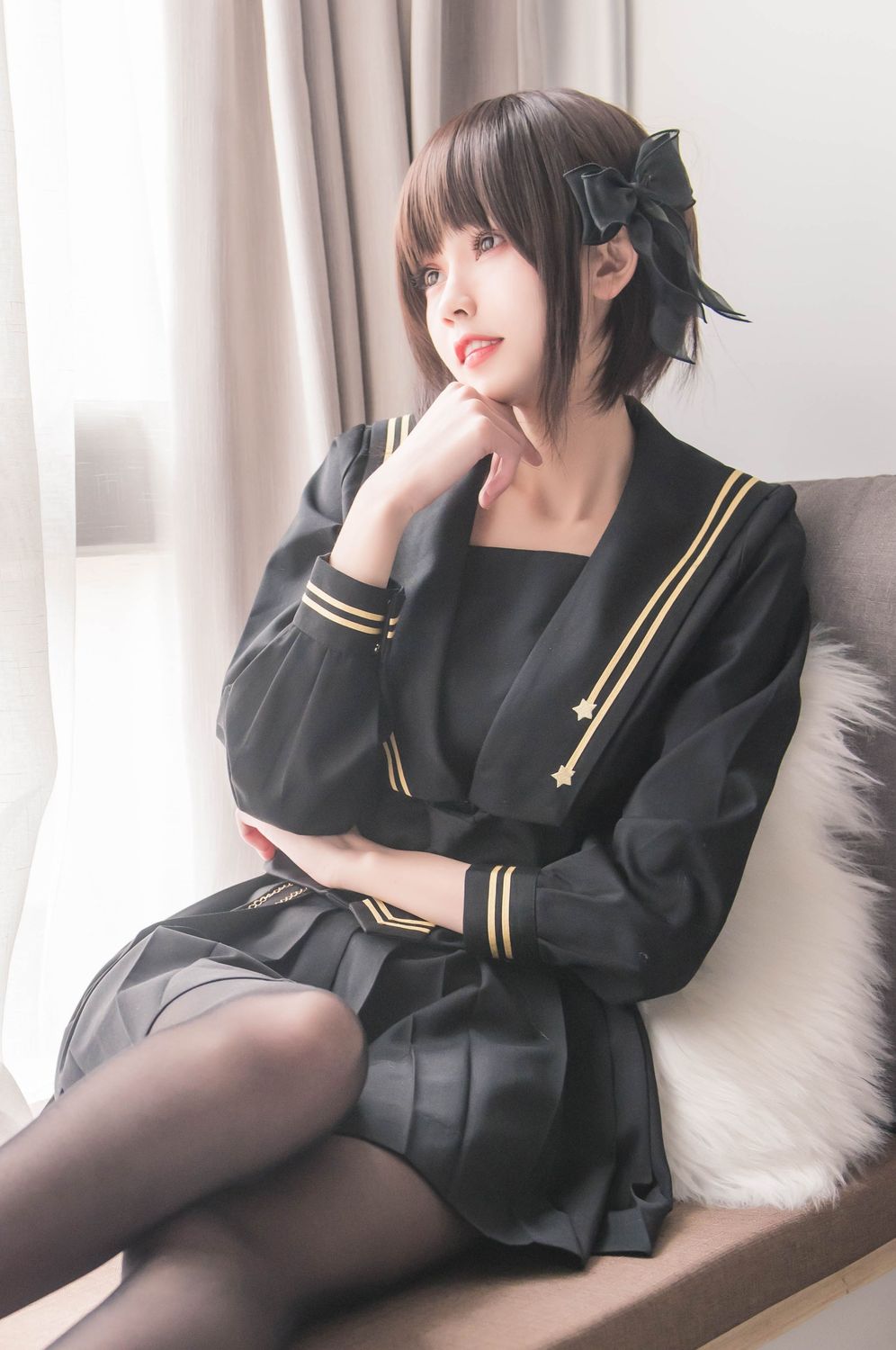 图片[3]-No.004-窗台制服 [19P]-cos王者-用心收藏好每一套cos美图