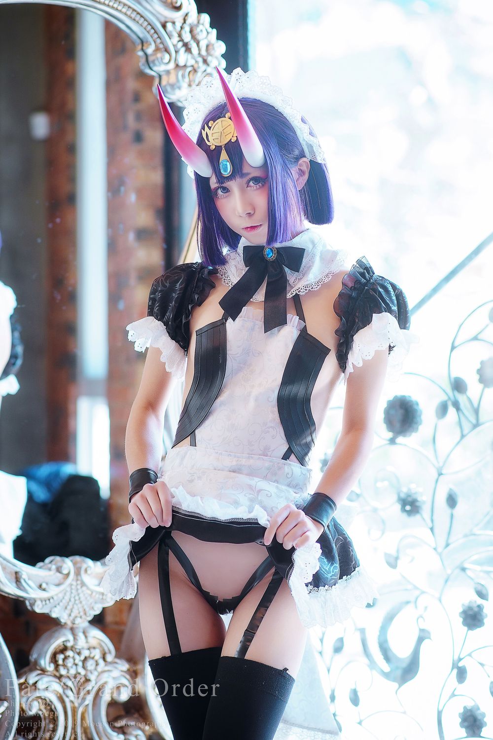 No.018-酒呑童子 Maid ver. (Fate Grand Order) [17P]-cos王者