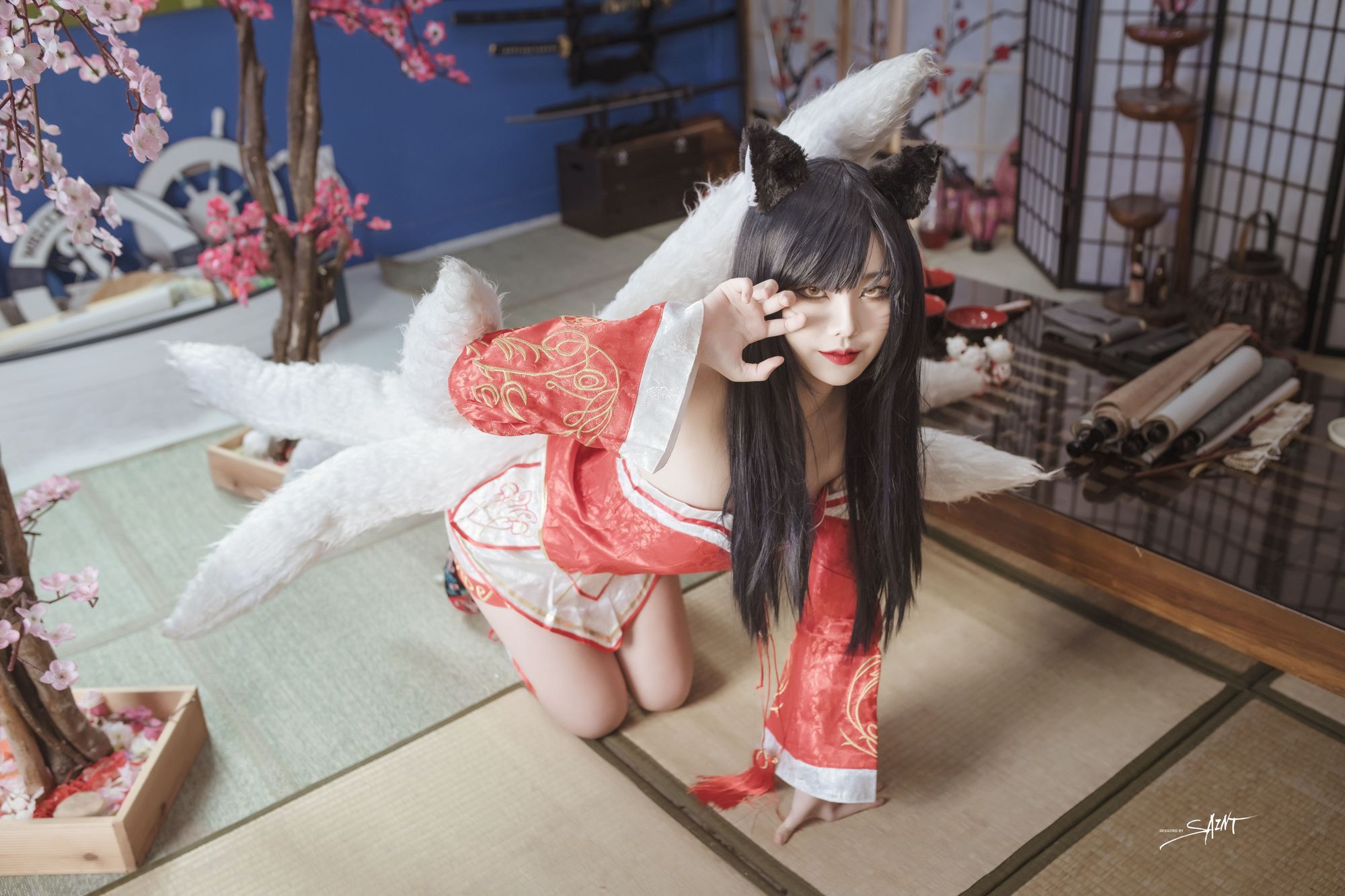 图片[1]-No.007-[SAINT Photolife] cosplay-Original Ahri [53P]-cos王者-用心收藏好每一套cos美图