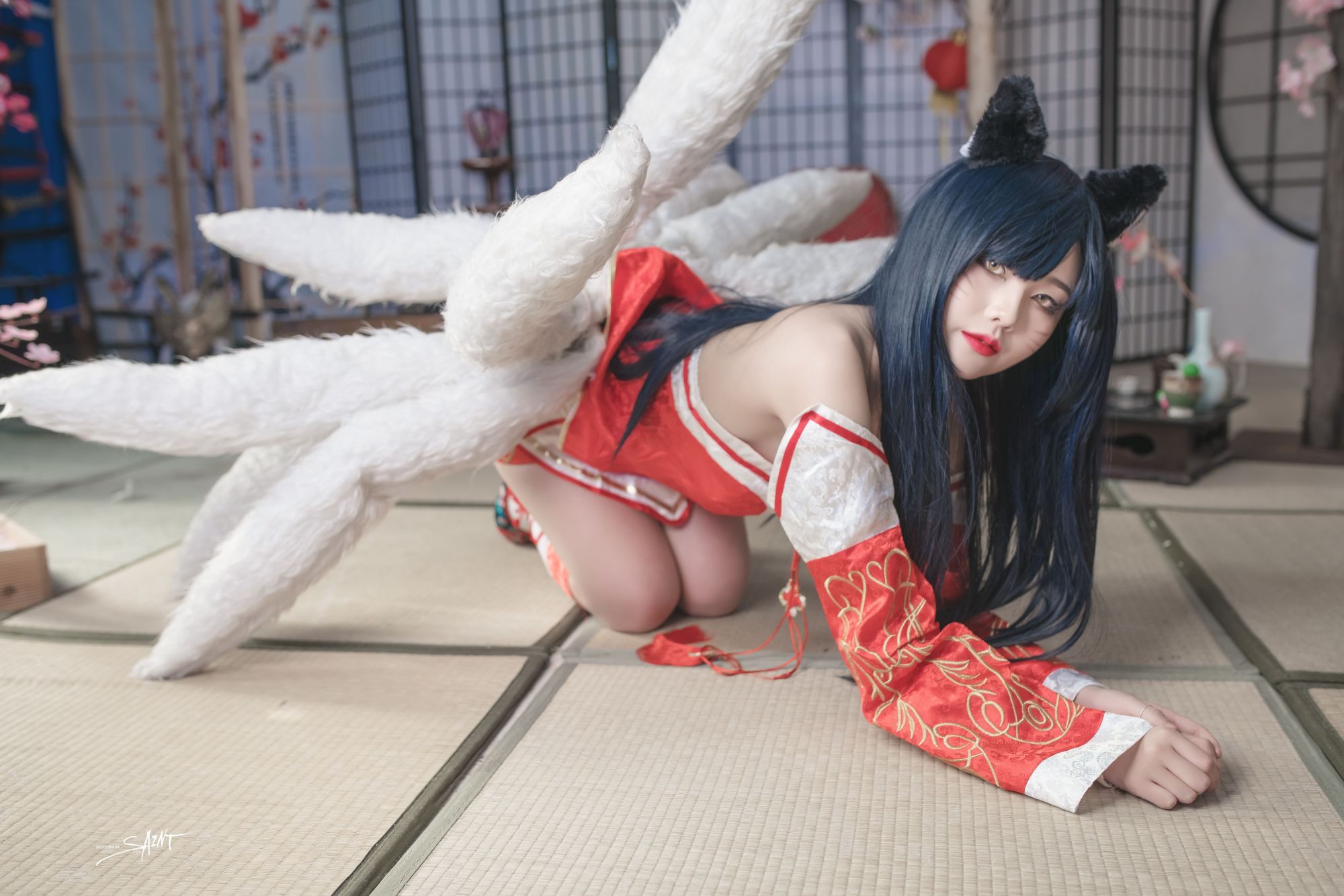 图片[4]-No.007-[SAINT Photolife] cosplay-Original Ahri [53P]-cos王者-用心收藏好每一套cos美图