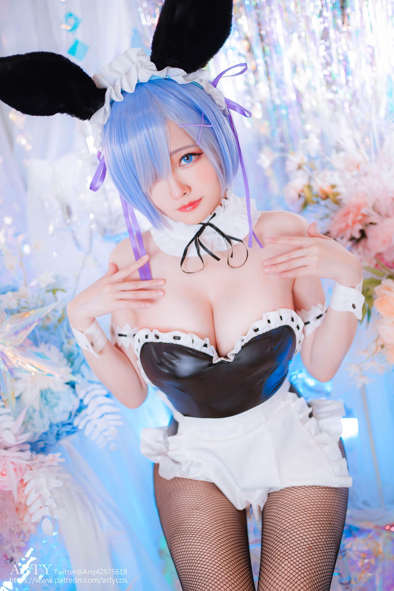 图片[3]-No.014-REM bunny suit [33P]-cos王者-用心收藏好每一套cos美图