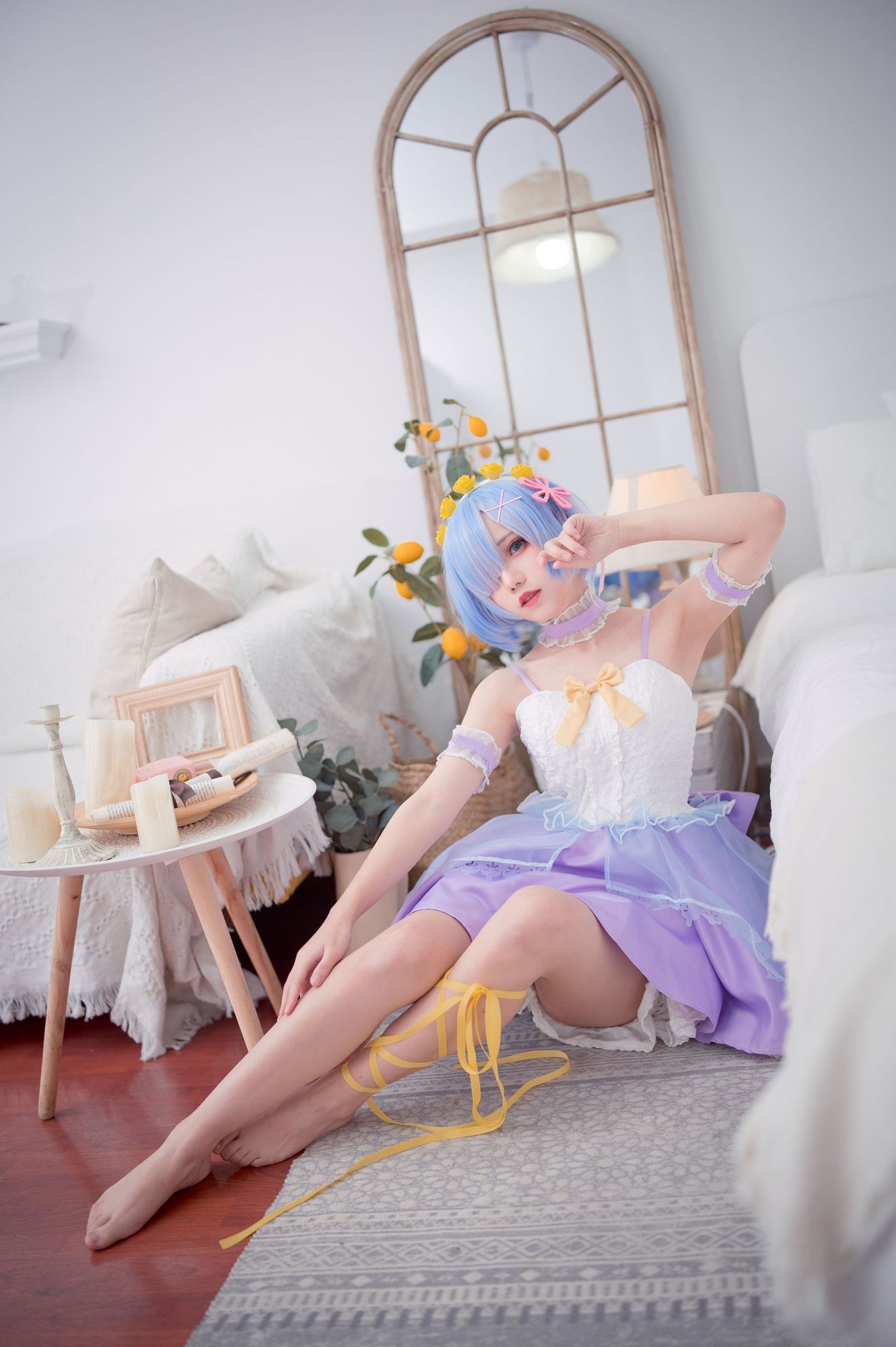 No.002-蕾姆CLEAR DRESS [15P]-cos王者-用心收藏好每一套cos美图