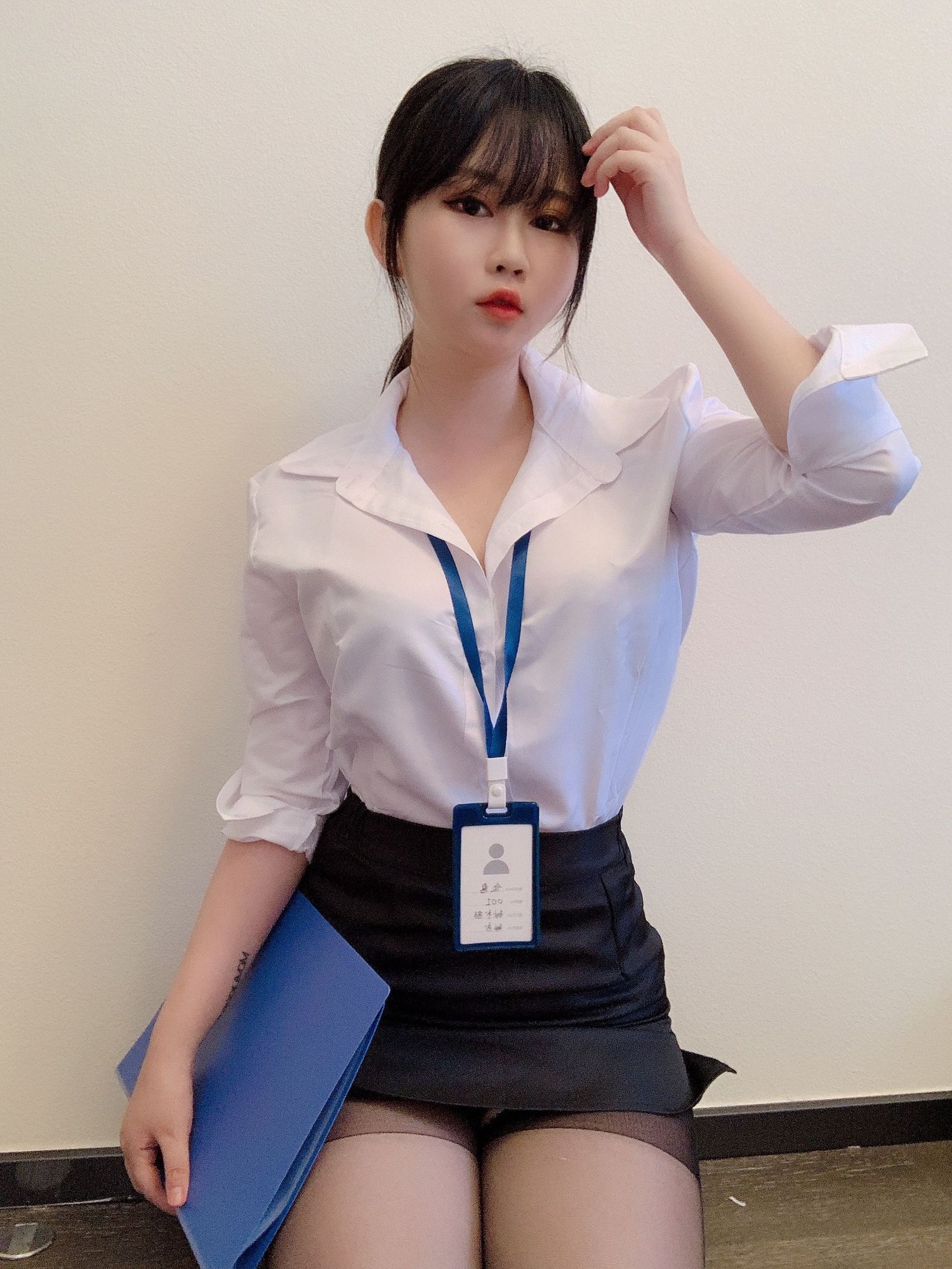 No.007-依酱黑丝制服 [29P]-cos王者-用心收藏好每一套cos美图