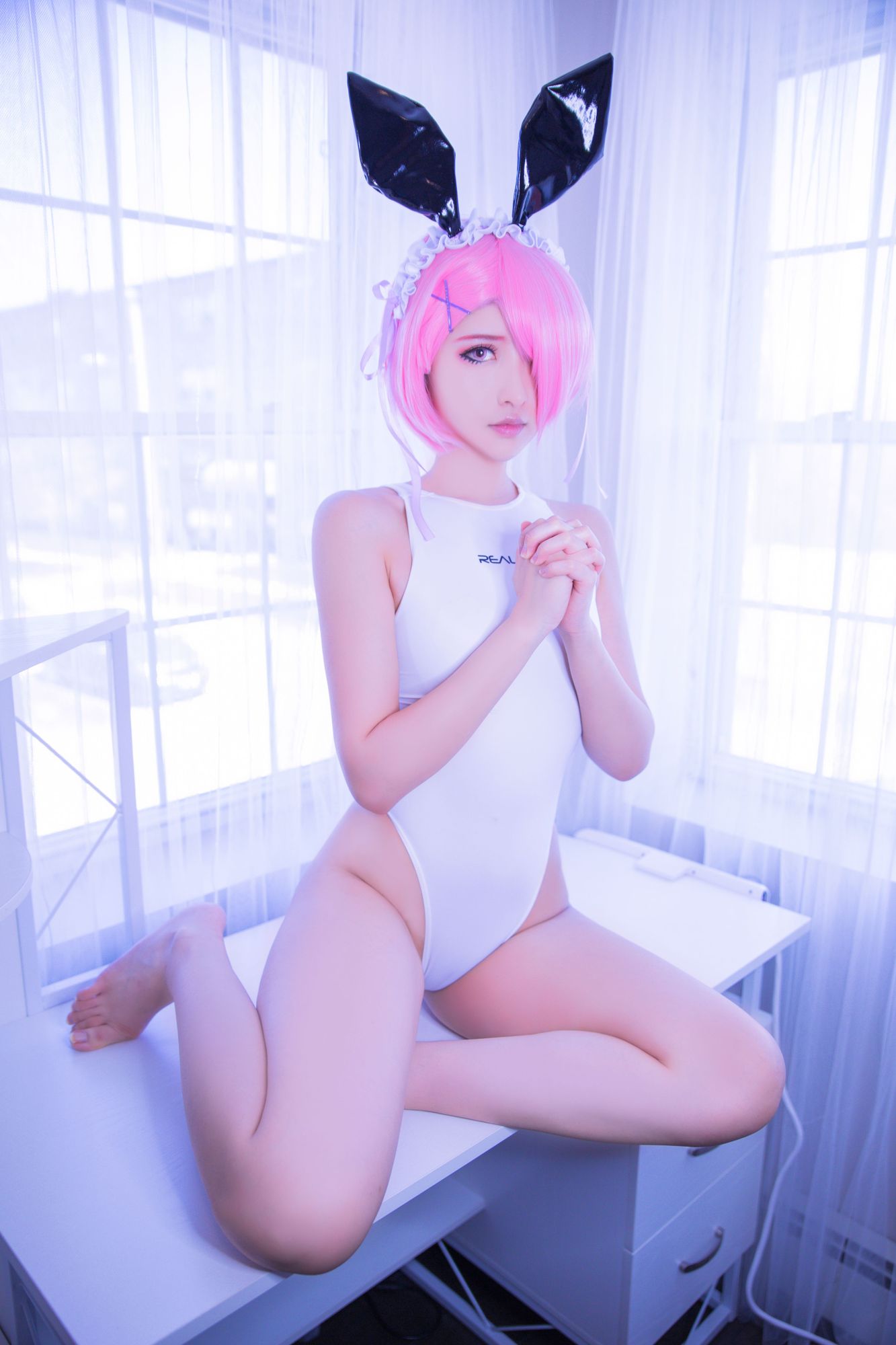 No.018-Ram Swimming Suit Outfit [11P]-cos王者-用心收藏好每一套cos美图