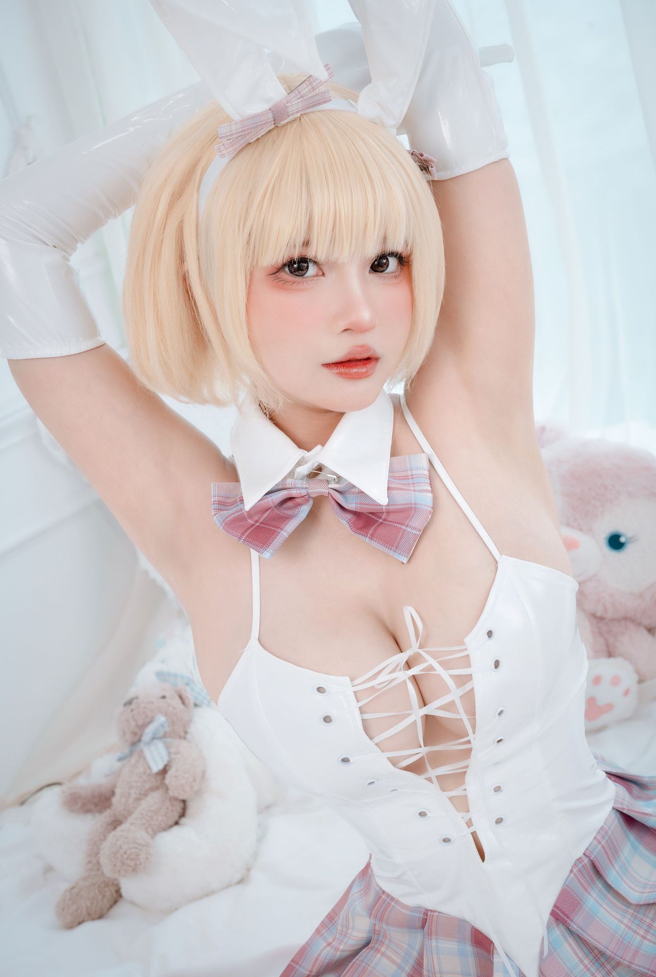 No.088 – White Bunny Girl [20P]-cos王者-用心收藏好每一套cos美图