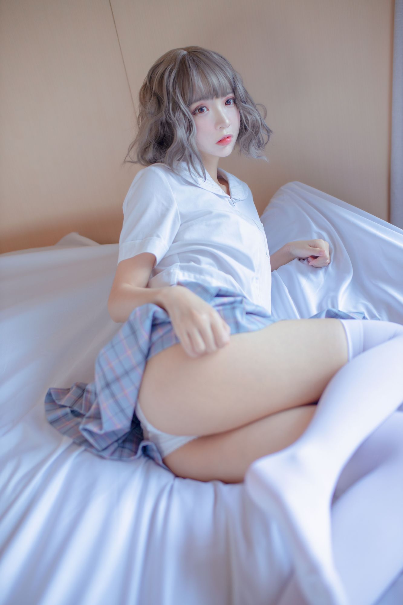 图片[2]-No.055-思绪本（含5套）– jk [33P]-cos王者-用心收藏好每一套cos美图