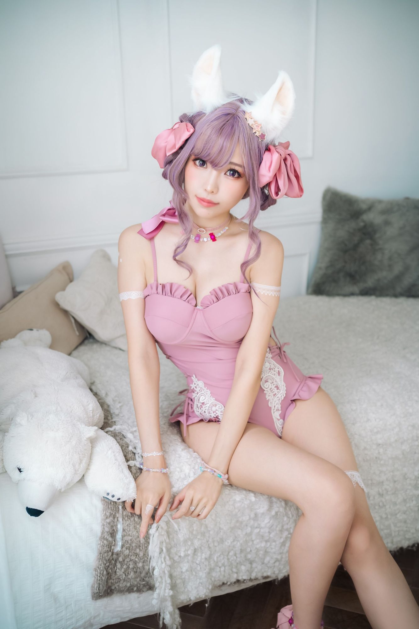 图片[3]-No.039-Fluffy Summer – pink [54P]-cos王者-用心收藏好每一套cos美图