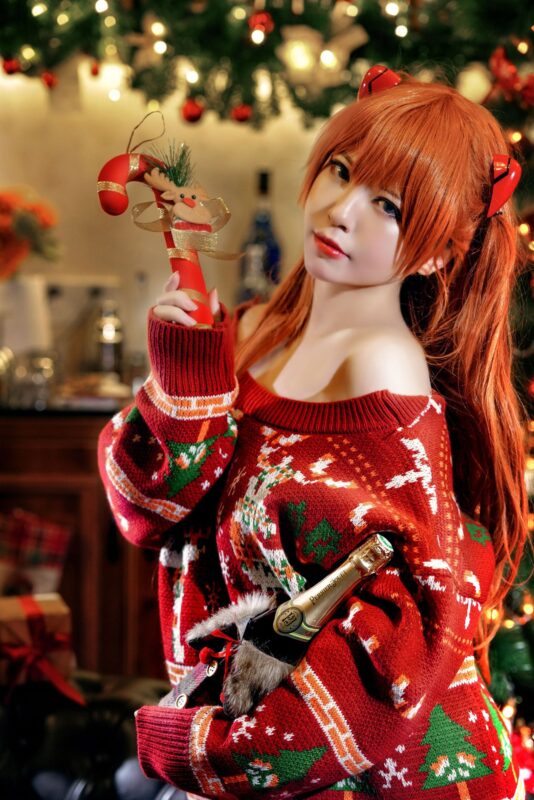 No.020-式波・ー ASUKA Christmas [41P]-cos王者-用心收藏好每一套cos美图