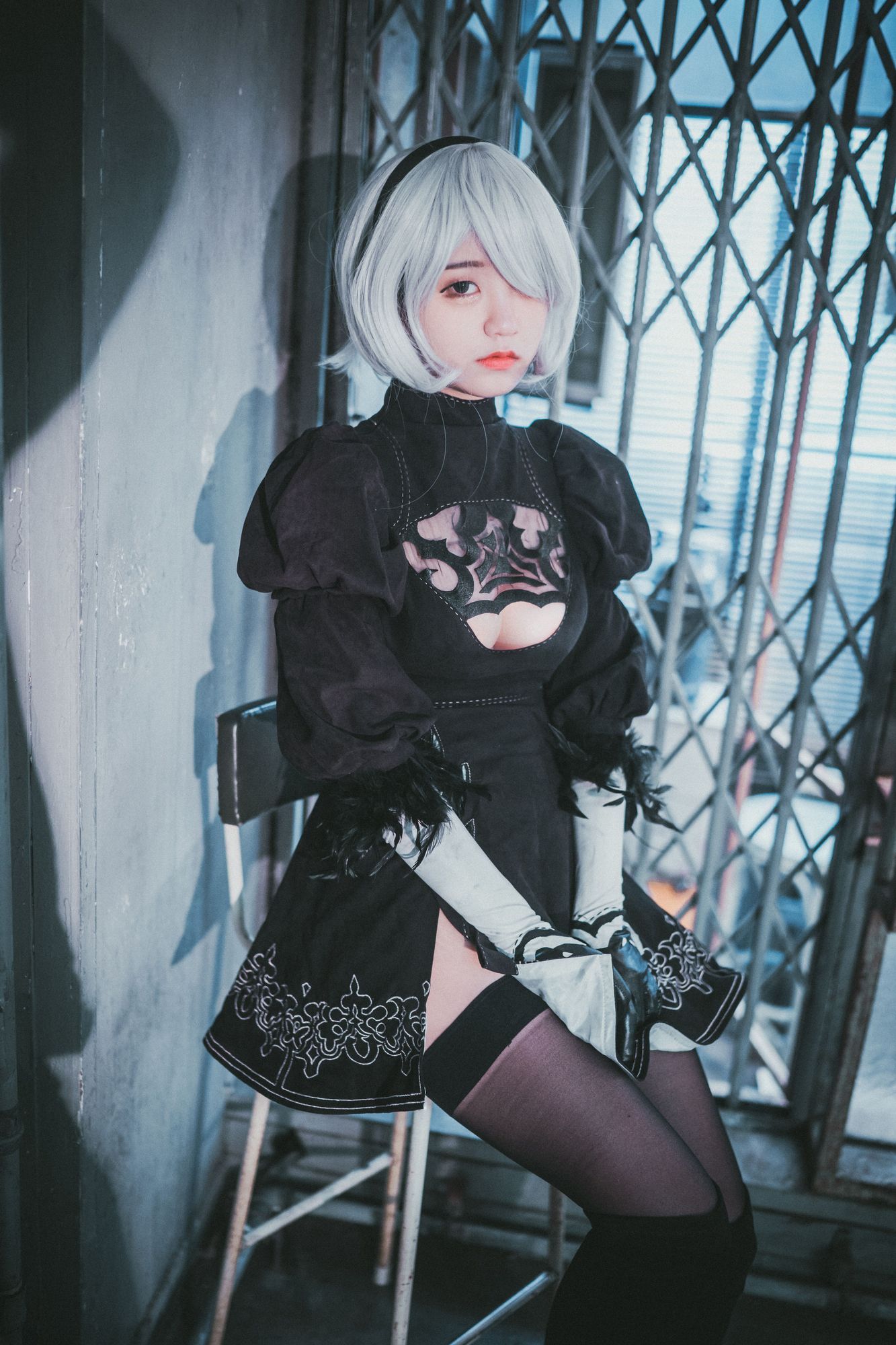 No.027-[DJAWA] NieR Automata 2B [47P]-cos王者-用心收藏好每一套cos美图