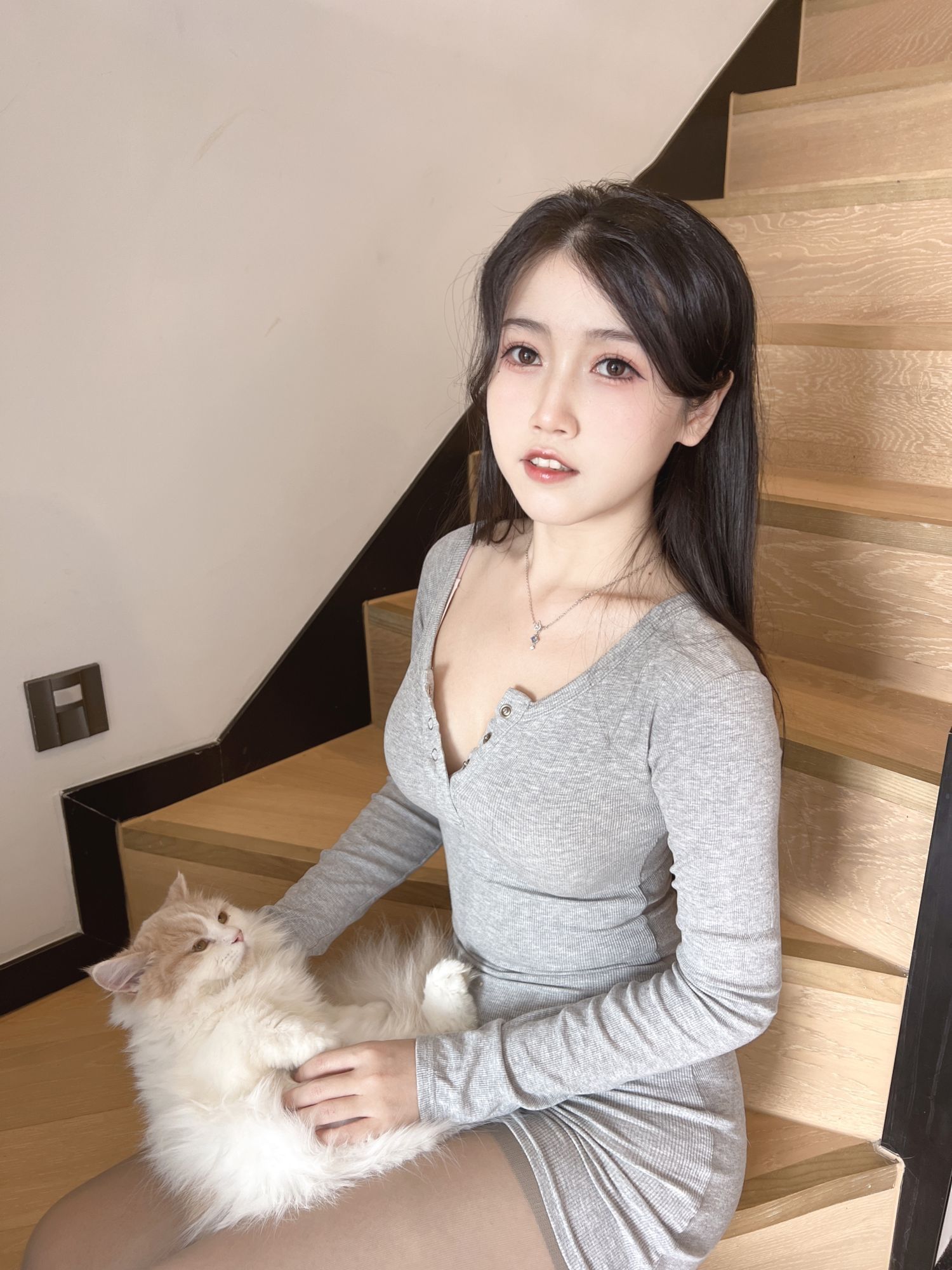 图片[1]-No.035 – 居家猫猫女友 [59P 1V]-cos王者-用心收藏好每一套cos美图