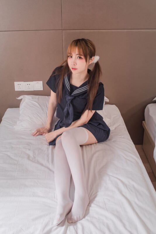 No.049-制服黑三本 [42P]-cos王者-用心收藏好每一套cos美图