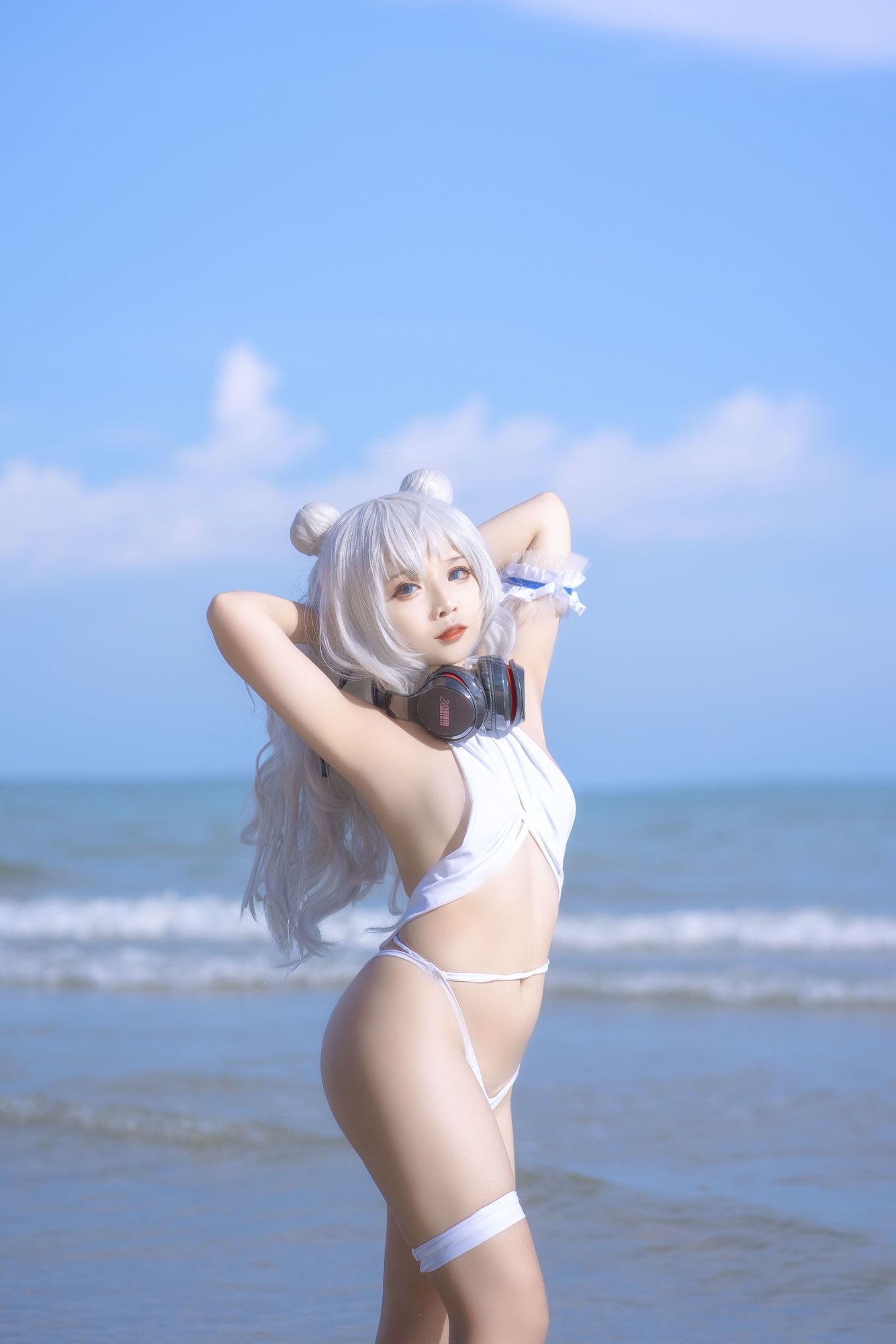 No.003 – Azur Lane Le Malin bikini [22P]-cos王者-用心收藏好每一套cos美图