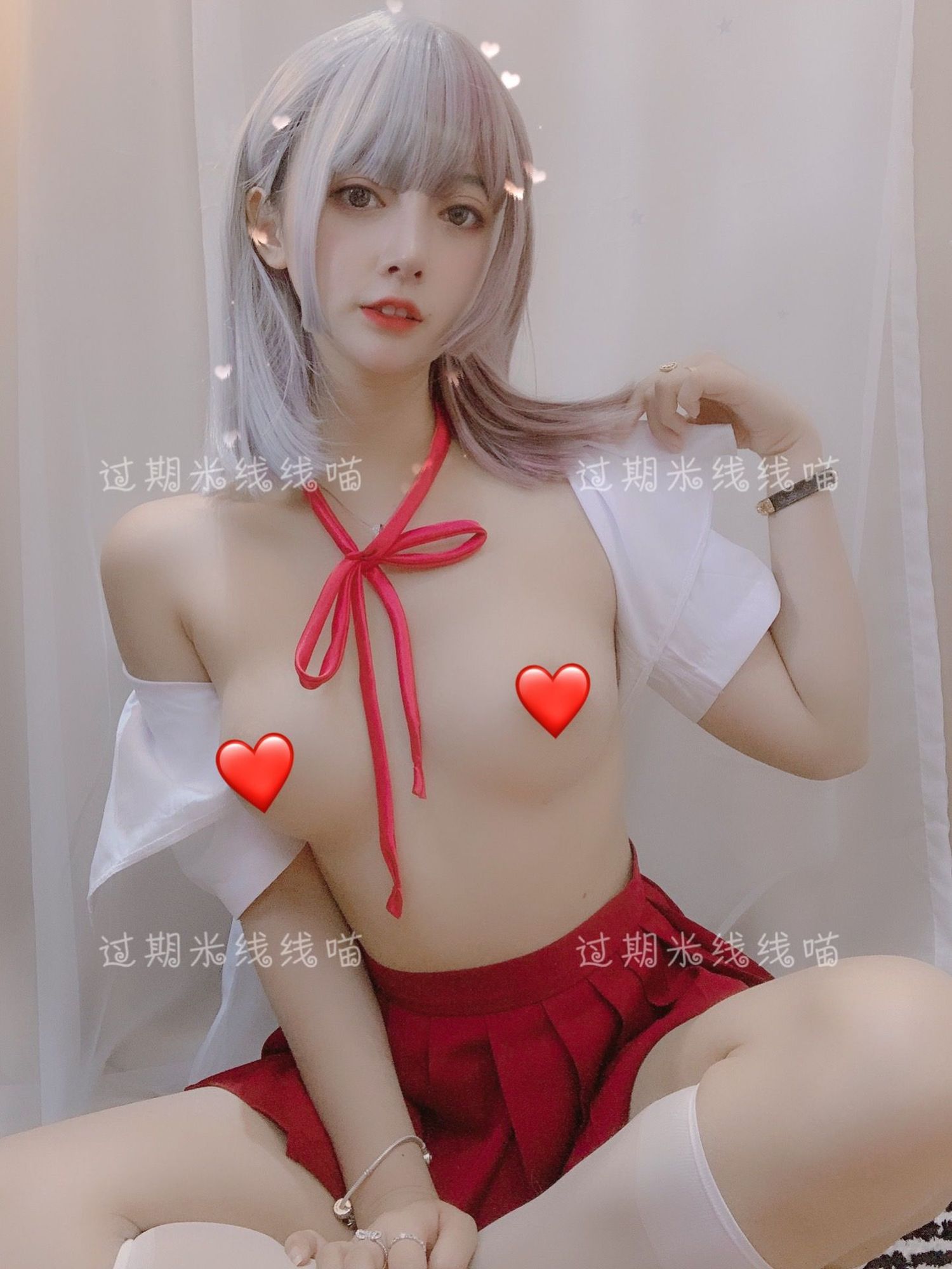 图片[2]-No.023-红色JK [17P]-cos王者-用心收藏好每一套cos美图