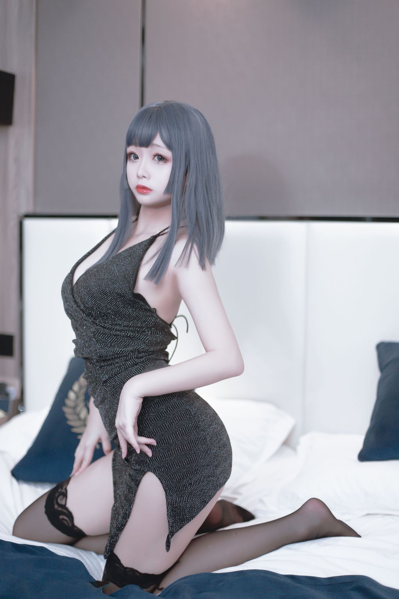 No.025-黑色礼服 [40P]-cos王者-用心收藏好每一套cos美图