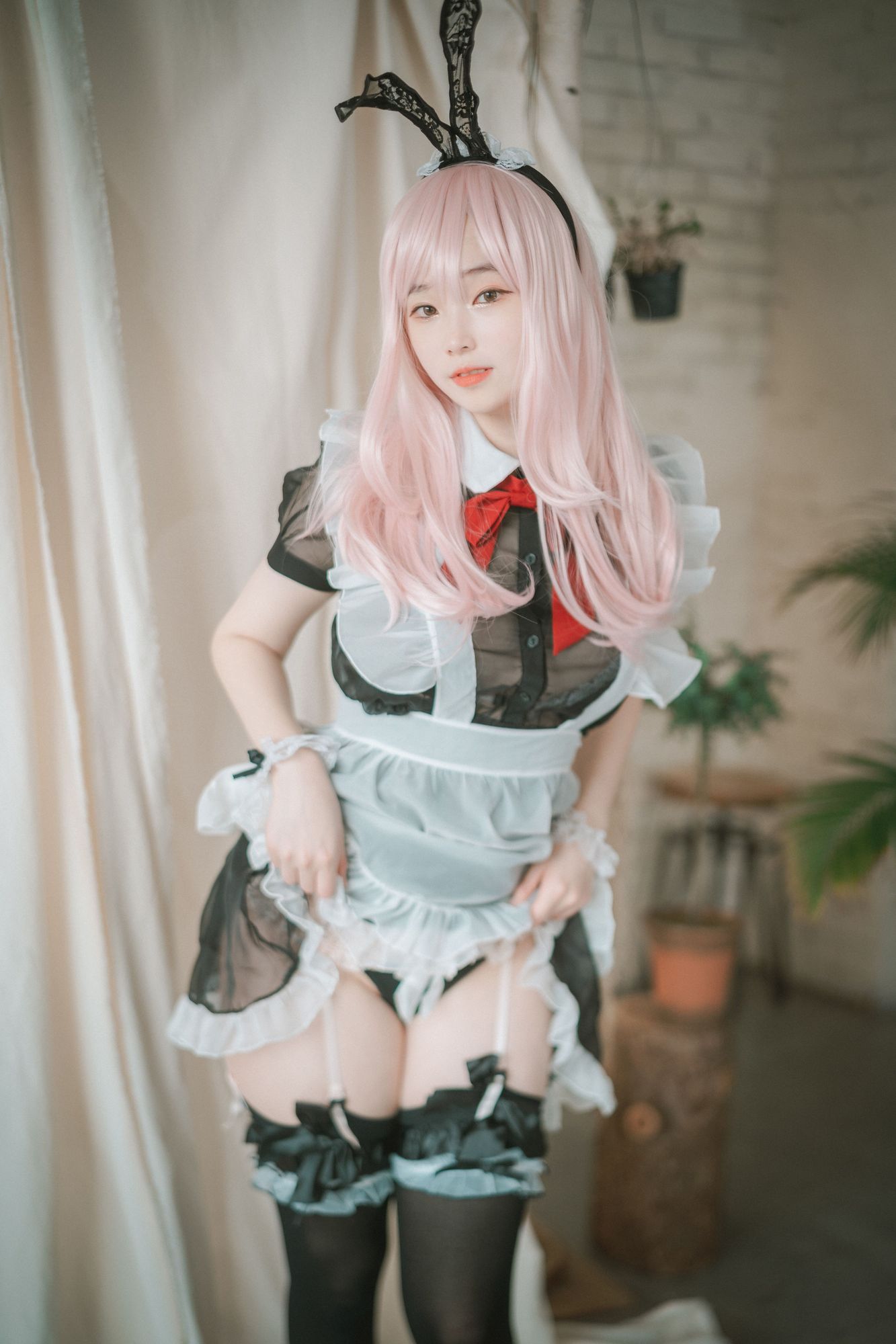 图片[3]-No.064-[DJAWA] Sheer Bunny Maid [51P]-cos王者-用心收藏好每一套cos美图