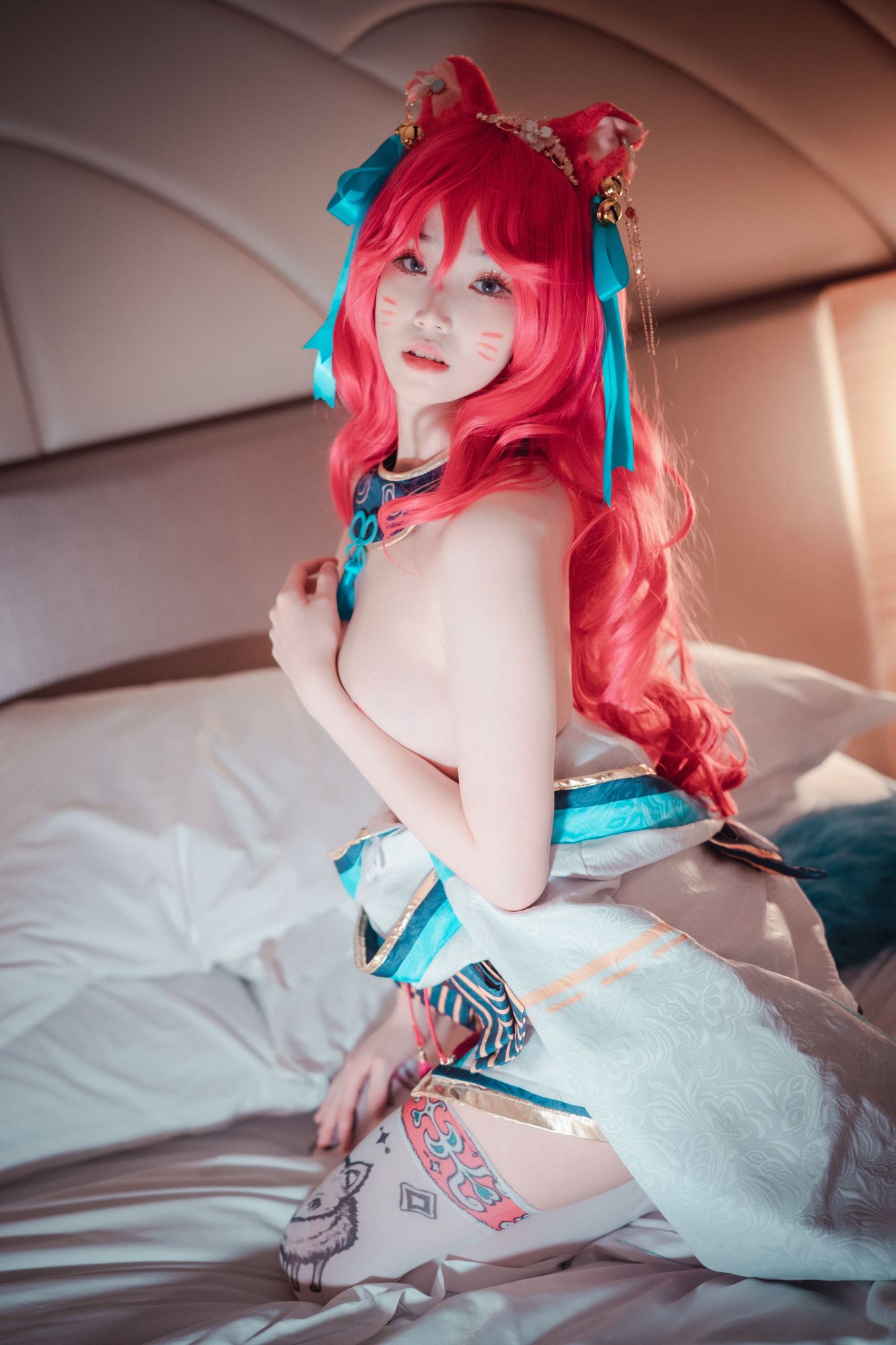 图片[3]-No.019-Spirit Blossom Ahri – S-Version [56P]-cos王者-用心收藏好每一套cos美图