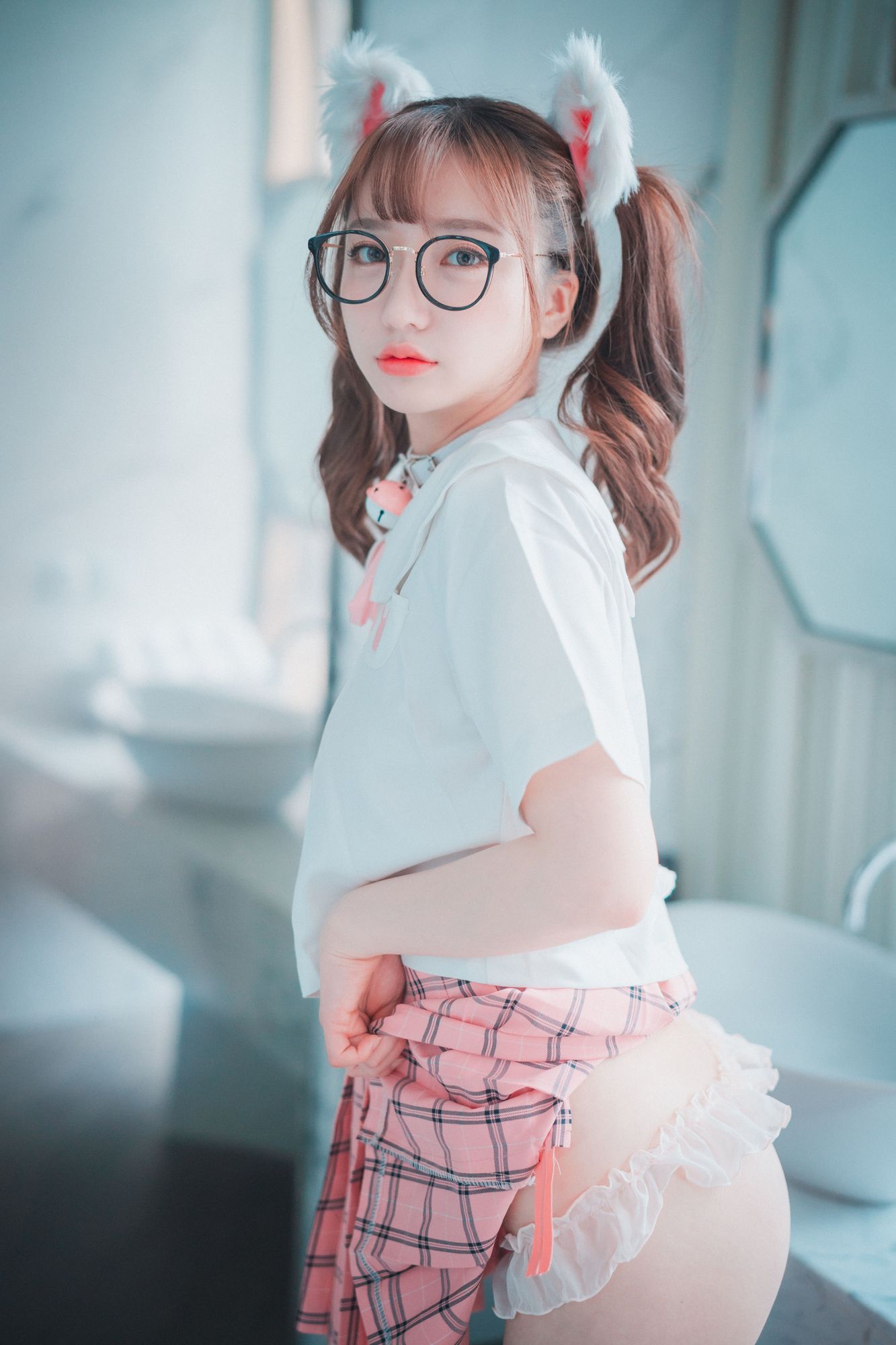 图片[2]-No.028-[DJAWA] Cute Pink [50P]-cos王者-用心收藏好每一套cos美图