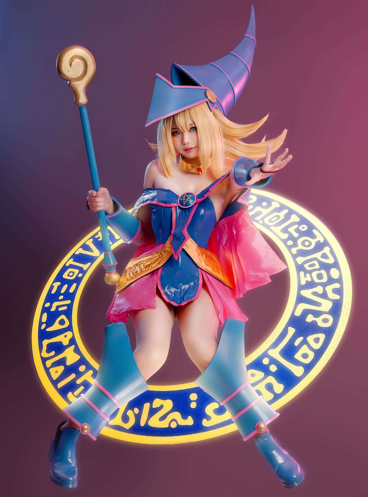 No.039 – Yu Gi Oh Dark Magician Girl [26P 5V]-cos王者-用心收藏好每一套cos美图