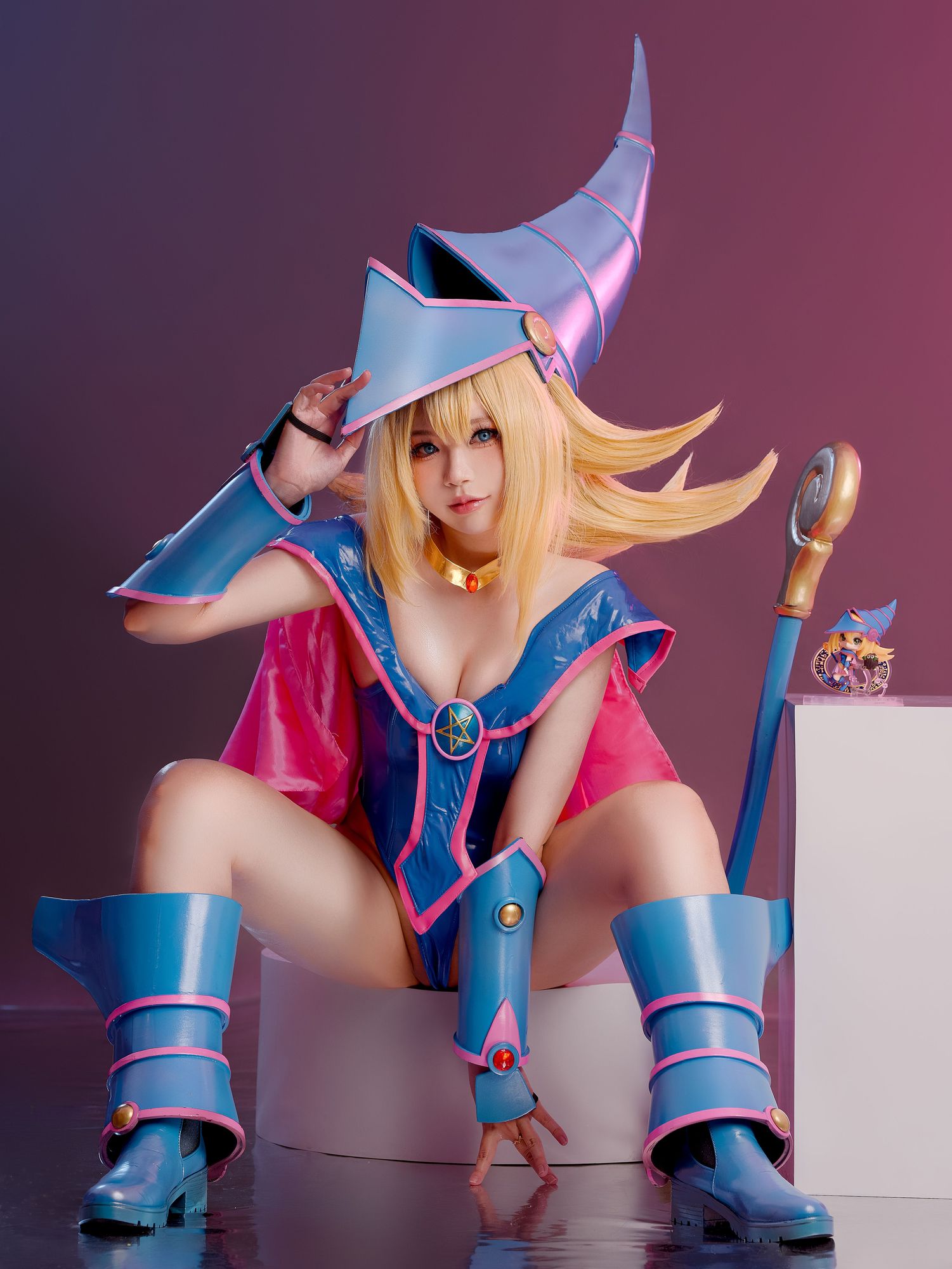 图片[3]-No.039 – Yu Gi Oh Dark Magician Girl [26P 5V]-cos王者-用心收藏好每一套cos美图