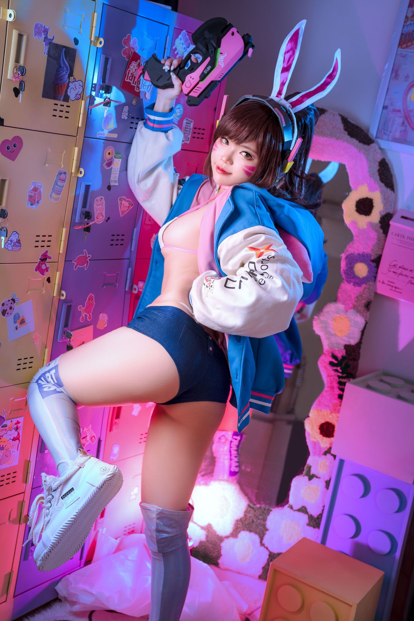 图片[3]-No.076 – D.Va Sakimichan Art [25P]-cos王者