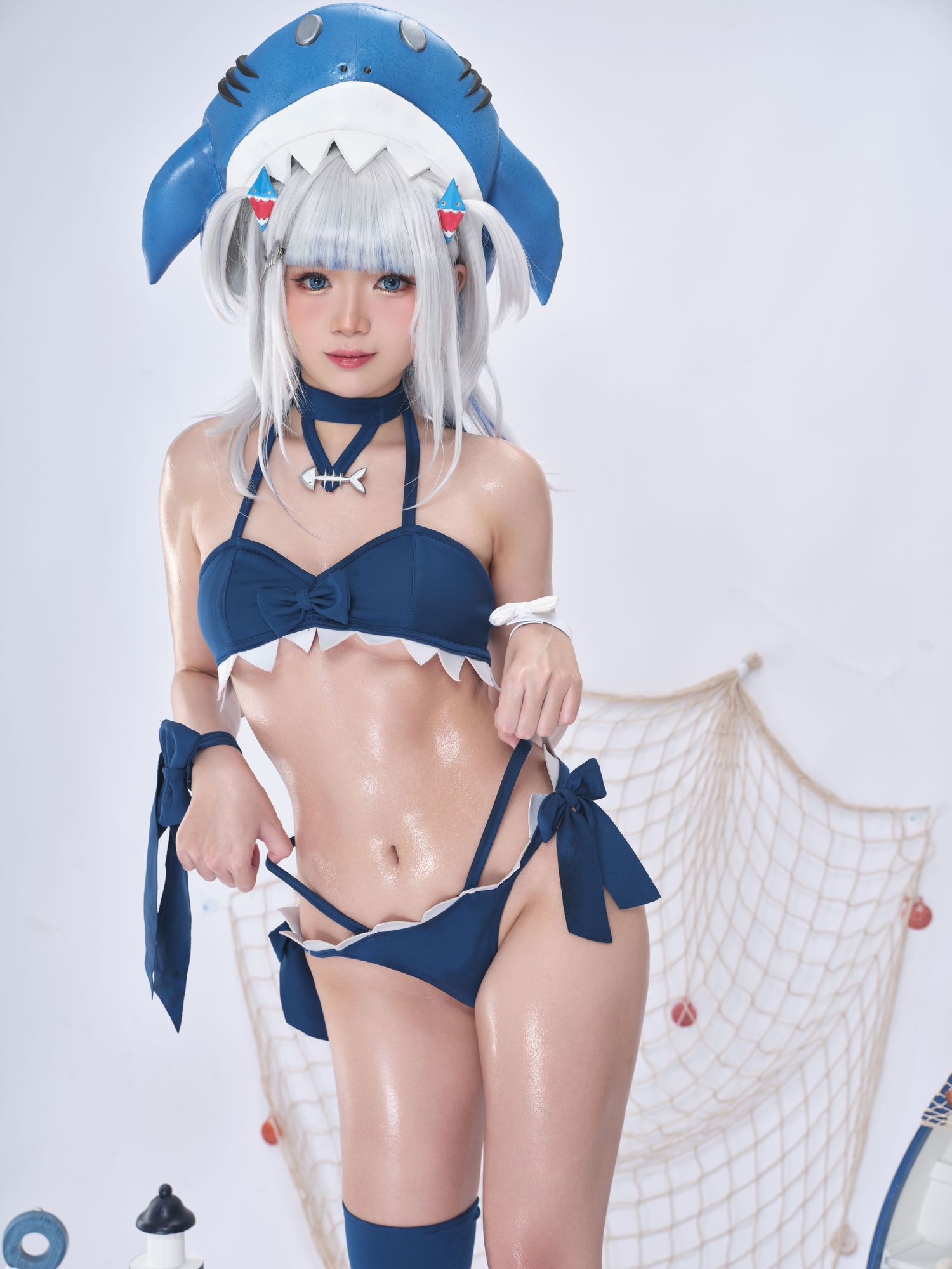 图片[2]-No.087 – Hololive Gawr Gura Swimsuit [25P 2V]-cos王者